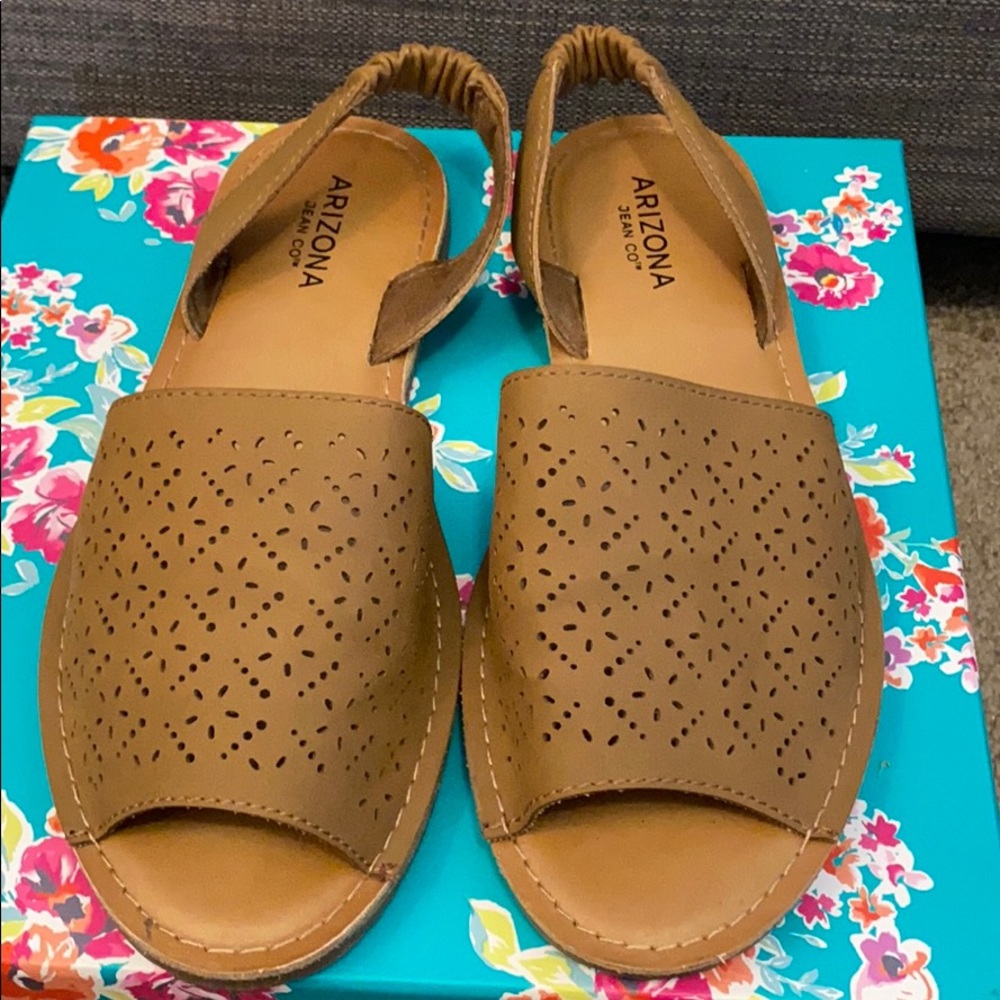 Tan sandals